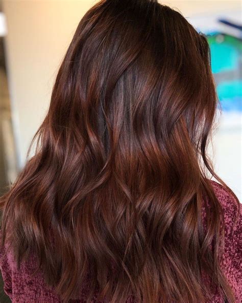 dark reddish brown hair fashionblog