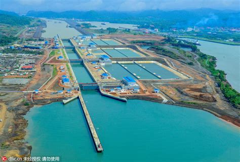 expanded panama canal opens  chinese ship making  passage