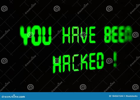 hacked stock photo image  concept operating