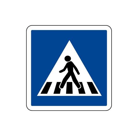 panneau ca panneau routier de passage pour pieton panneau de signalisation pour pieton