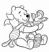 Pooh Colorir Ursinho Winnie sketch template