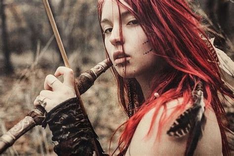 archer archery beautiful beauty celtic fantasy girl history