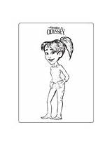 Coloring Pages Adventures Connie Odyssey sketch template