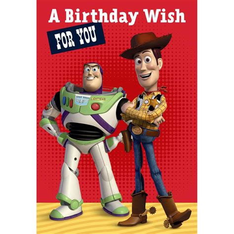 birthday  disney toy story birthday card  character brands