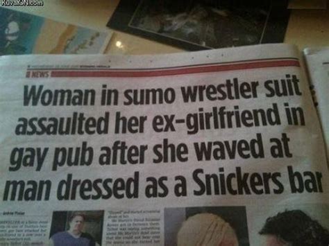 funny newspaper headlines    completely real
