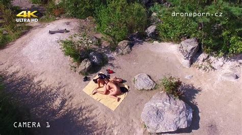 Nude Beach Sex Voyeurs Video Taken By A Drone Free Porn