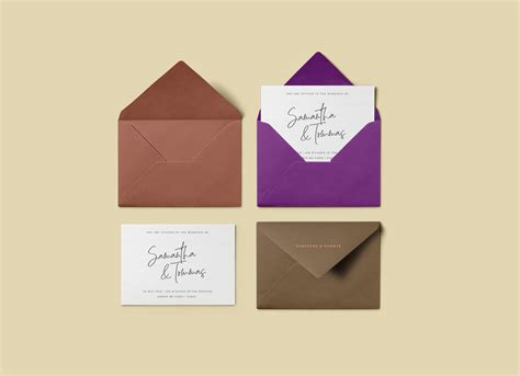 greeting card  stylish envelope mockup psd good mockups