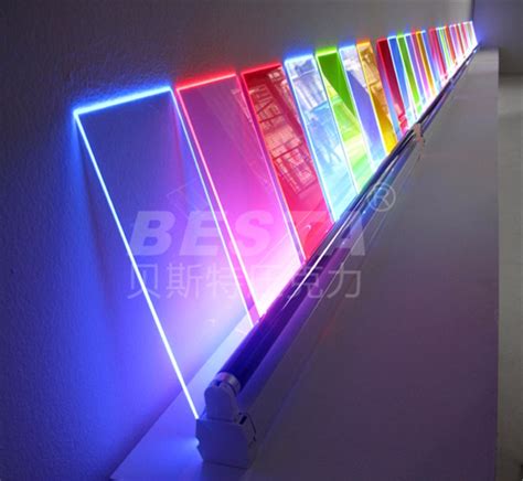Blank Led Sign Acrylic Panel Boards 3mm Edge Lit Acrylic