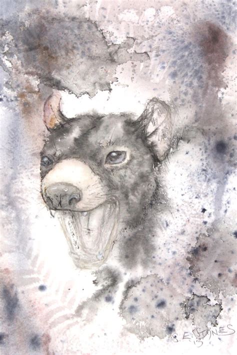 tasmanian devil fine art print archival  platypusriver