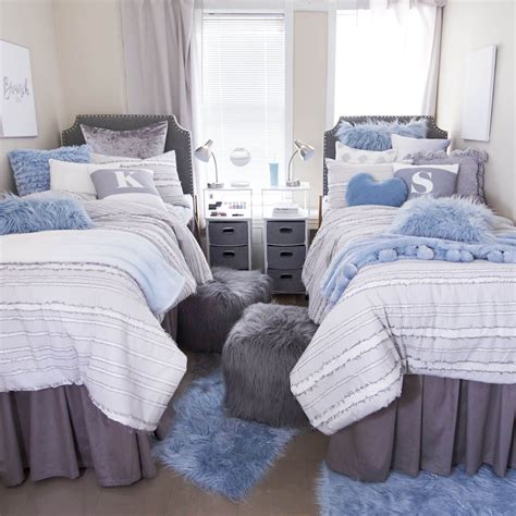 Dorm Room Ideas Blue And Grey Dorm Rooms Ideas