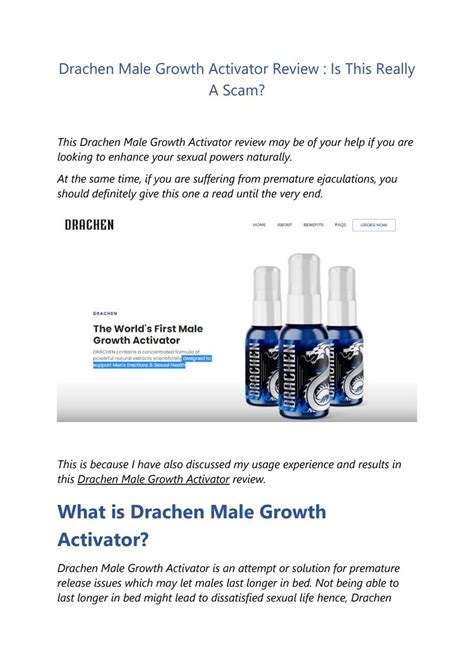 drachen male growth activator 【official website ️ ️ ️ 】 by