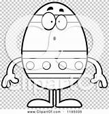 Surprised Egg Outlined Cory Thoman sketch template