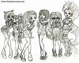 Monster High Toralei Coloring Pages Dance Reference Drawing Drawings sketch template