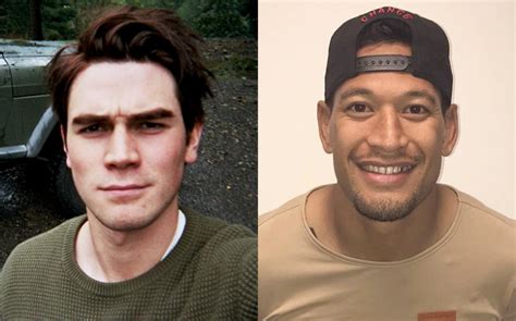 riverdale s kj apa calls out homophobic rugby player