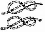 Knot Figure Eight Knots Rope Clipart Rescue Gif End Tying Complement Used Simple Easy Through Etc Twelve Know Topology Isometries sketch template