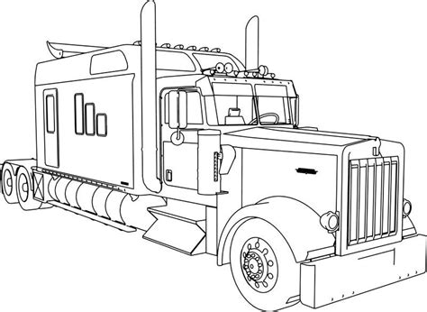 kenworth truck coloring pages coloring pages ideas