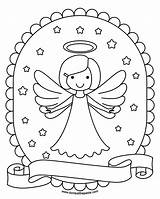 Angel Coloring Pages Transparent Color Print Large Small sketch template