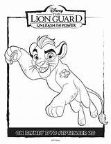 Lion Guard Coloring Pages Disney Printable Kion Color Activity King Book Unleash Power Colouring National Sheets Print Kids Mamasmission Bunga sketch template