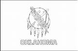 Oklahoma Coloring Flag Drawing State Pages Flags Search Getdrawings Again Bar Case Looking Don Print Use Find Top sketch template