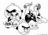 Angry Birds Coloring Pages Printable Color Print Space Bird Pigs Rio Printables Book Popular Getcolorings Coloringhome sketch template