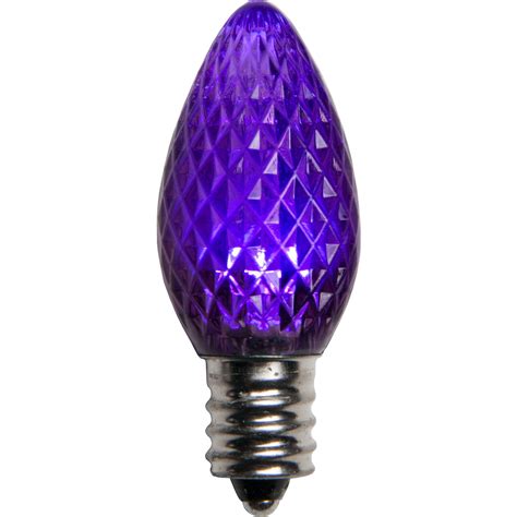 purple led christmas light bulbs
