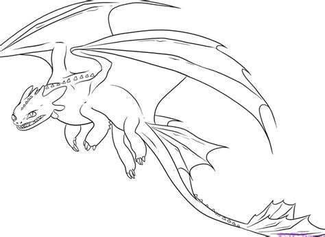 train  dragon night fury coloring pages