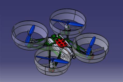 printable ducted fun parrot airborne mini drone  giacomo