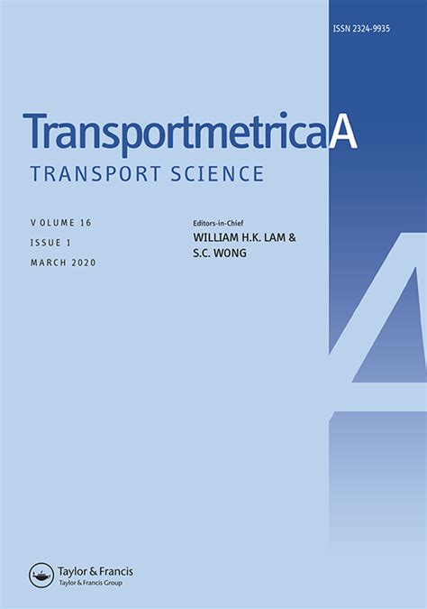 transportmetrica  transport science vol