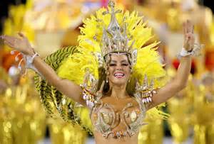 woman in yellow headdress during carnival abc sydney australian broadcasting corporation