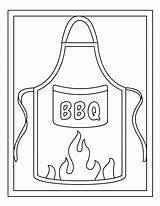 Barbecue Barbeque sketch template