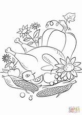 Coloring Thanksgiving Pages Food Wanted Printable Print Color Getcolorings Getdrawings Colorings sketch template
