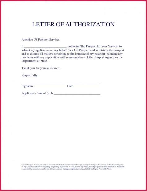 sample  letter  authorization  represent   worddocs