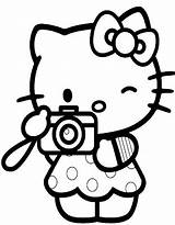 Kitty Hello Coloring Pages Nerd Getcolorings sketch template
