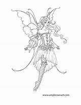 Coloring Fairy Pages Elf Fairies Adult Printable Adults Amy Brown Sheets Books Dragon Drawings Mystical Woodland Ups Grown Book Dragons sketch template