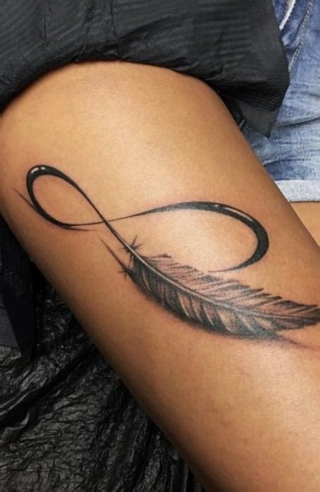 Discover More Than 78 Infinity Feather Tattoo With Names Esthdonghoadian