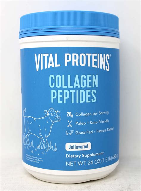 buy vital proteins collagen peptides unflavored powder supplement