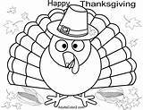 Thanksgiving Coloring Pilgrim Fellow sketch template