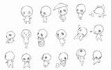 Chibi Drawing Cute Drawings Character Reference Sketches Poses Anime Sketch Base References Body Girl Manga Collection sketch template