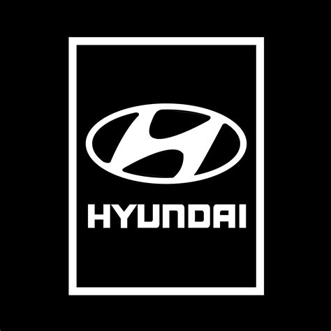 owalo design hyundai logo white