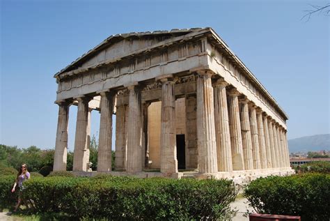 temple  hephaestus athens greece ancient architecture ancient greek architecture ancient ruins