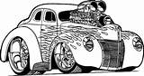Coloring Hot Pages Wheels Rod Car Cars Super Nos Drawings Printable Chevy Kids Print Colouring Race Rods Rat Truck Engine sketch template