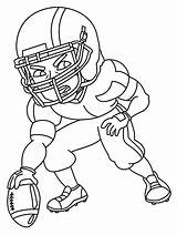 Football Player Coloring Pages Strong Kids sketch template