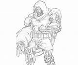 Doom Doctor Coloring Marvel Alliance Ultimate Pages Armor Printable Another sketch template