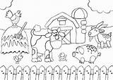 Fazenda Barnyard Everfreecoloring Pintarcolorir sketch template