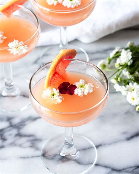 gin elderflower cocktail  grapefruit prosecco recipe