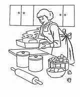 Baking Tocolor Mothers sketch template