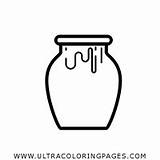 Jar Honey Coloring Pages sketch template