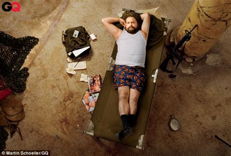 Hangover Ii Star Zach Galifianakis Poses Naked As He Takes A Bath With