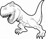 Kleurplaat Dinosaurus Tyrannosaurus Dinosaur Coloring Downloaden sketch template