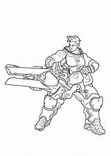 Overwatch Draw Zarya Coloring Pages Step Drawing Kleurplaten Mortal Kombat Drawingtutorials101 Para Tutorials Character Genji Tutorial Desenhos Characters Kleurplaat Color sketch template